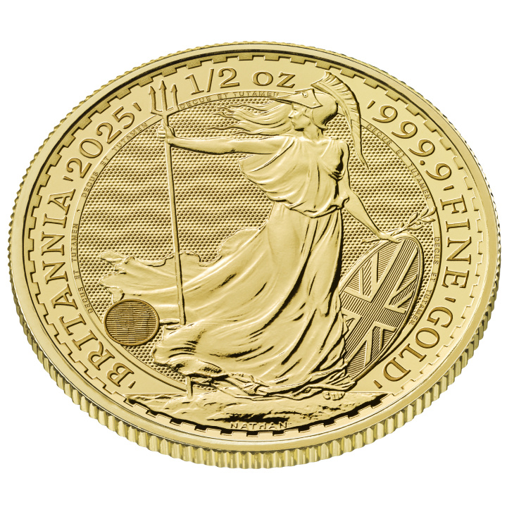 Britannia 1/2 uncji Złota 2025