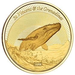 St. Vincent & The Grenadines - Humpback Whale 1 uncja Złota 2023 Proof