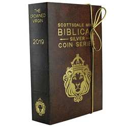 Niue : Biblical - The Crowned Virgin 2 onces d'argent 2019 Proof Antiqued Coin