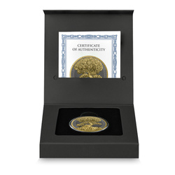 Mythical Forest: Yggdrasil Goldenleaf pozłacana 1 uncja Srebra 2025 Black Ruthenium