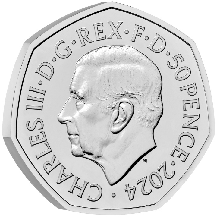 Star Wars: Millennium Falcon 50p Miedzionikiel 2024