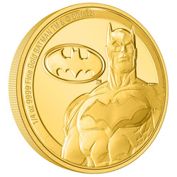 Niue: DC Comics - Batman 1/4 oz Oro 2022 Prueba