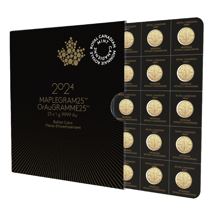 Canadian Maple Leaf 1 gram Gold 2024