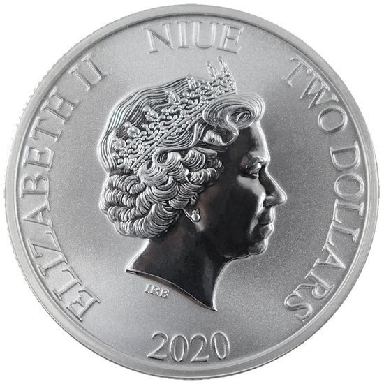 Niue Jurassic Park T-Rex 1 oz Plata 2020