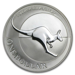 Kangourou australien 1 once d'argent 2004
