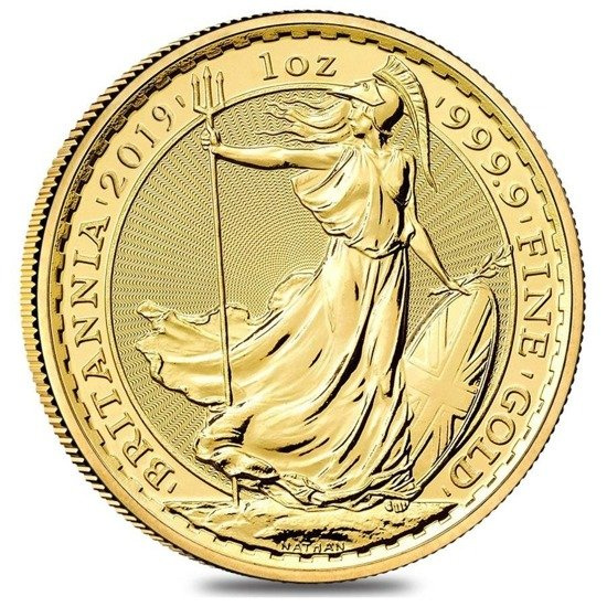 Britannia 1 uncja Złota 2019