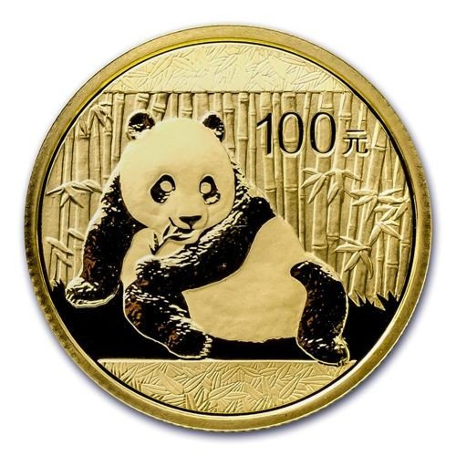 Panda cinese 1/4 oncia d'oro