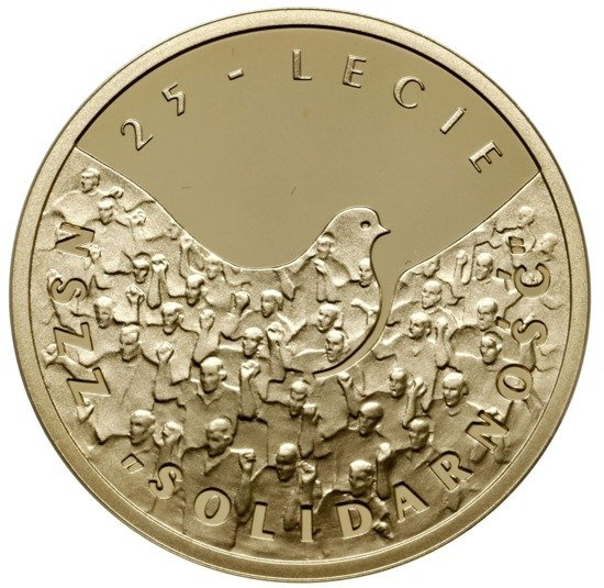 Az NSZZ „Solidarność” 25. évfordulója 200 zł 2005 Proof
