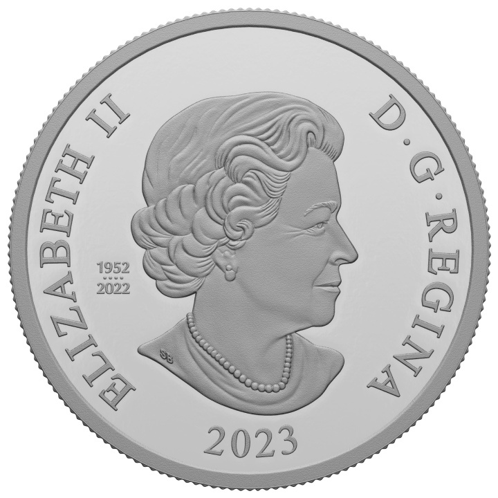 Canada: His Majesty King Charles III's Royal Cypher $1 Silber 2023 Proof