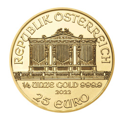 Vienna Philharmonic 1/4 oz Gold 2022