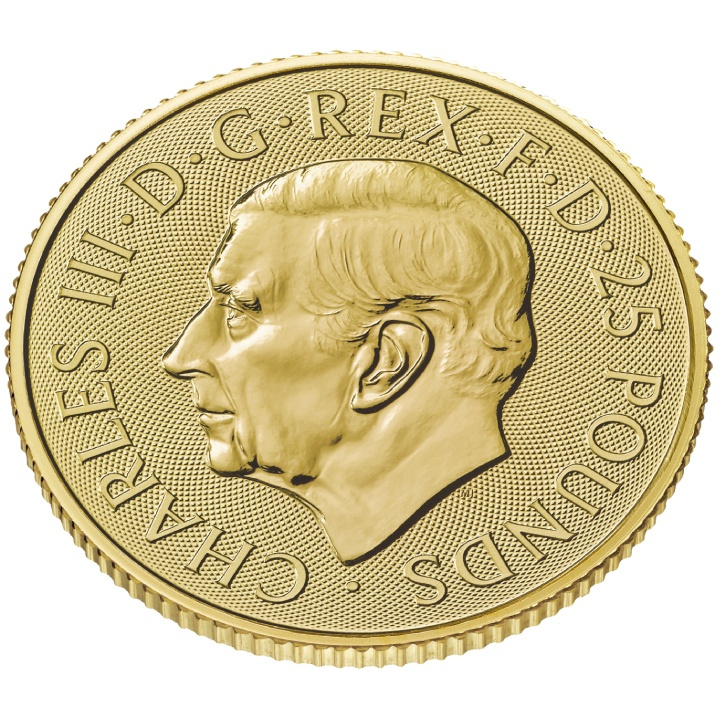 The Royal Tudor Beasts: The Tudor Dragon 1/4 oncia d'oro 2024