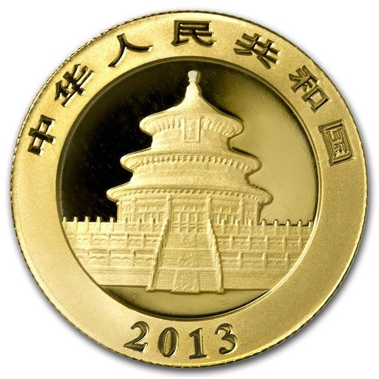 China Panda 1 oz Gold 2013