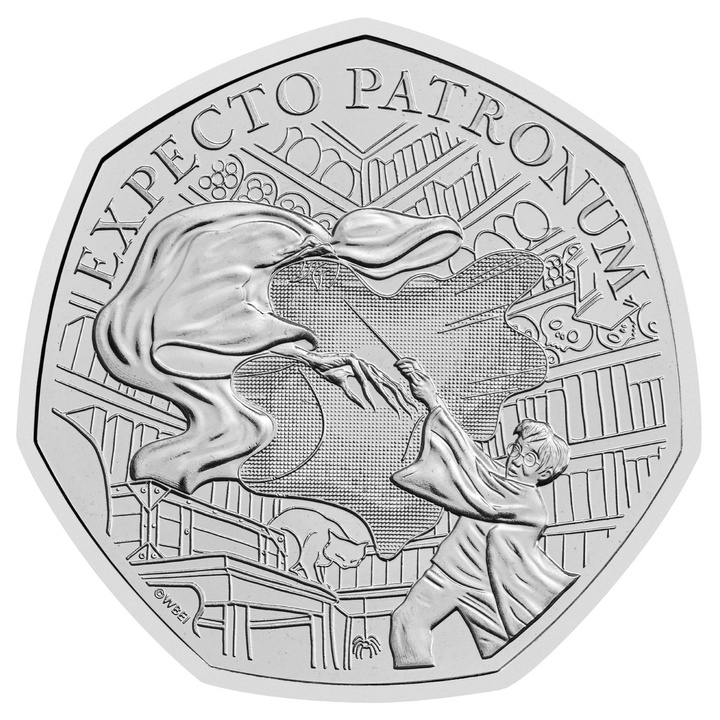 Harry Potter: The Patronus 50p Měď-nikl 2025