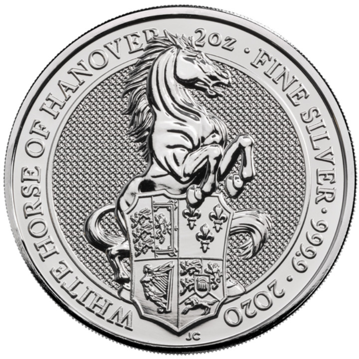 The Queen’s Beasts: Set of 10 coins 2 oz Silver 2016-2020