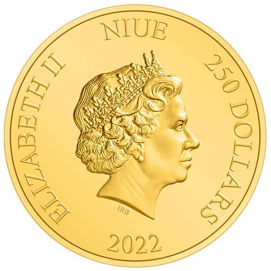 Niue: STAR WARS - Boba Fett's Starfighter 1 oz Gold 2022 Proof