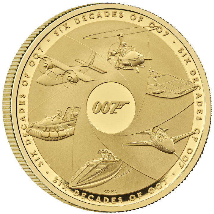 Seis Décadas de 007 1 oz Oro 2024 Proof