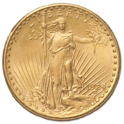 Saint-Gaudens Double Eagle $20 Złoto 1924