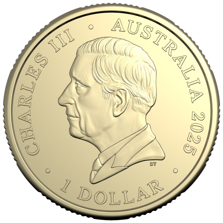 4 érme szett: Az Ausztrál Királyi Pénzverde 60. évfordulója Alumínium-bronz 2025 Pénzverde jel és titkos jel