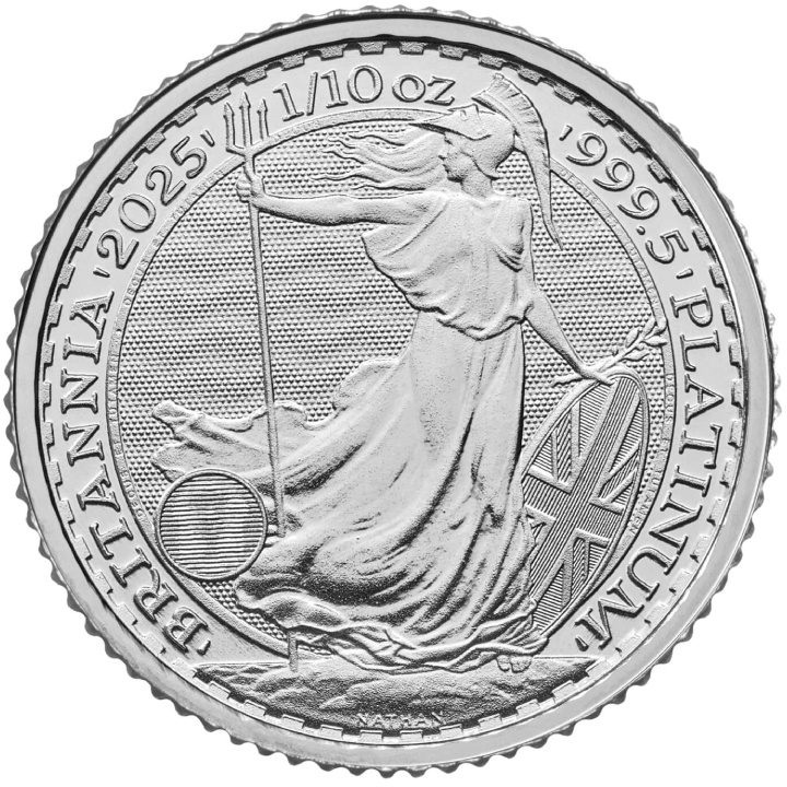 Britannia 1/10 oz Platino 2025