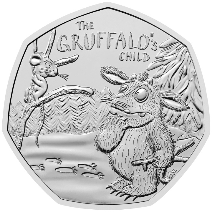 A Gruffalo gyermeke 50 pence réz-nikkel 2024