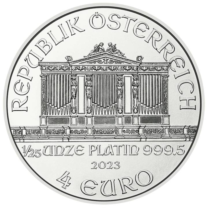 Wiedeński Filharmonik 1/25 uncji Platyny 2023
