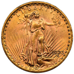 Saint-Gaudens Double Eagle $20 Gold 1923