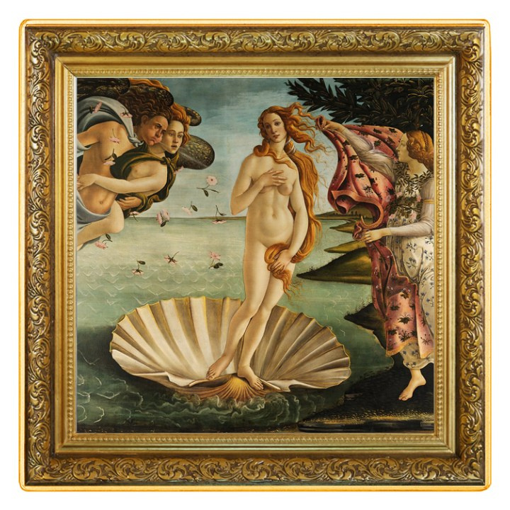 Niue: The Birth of Venus coloured 1 oz Silver 2023 Gilded Proof Coin