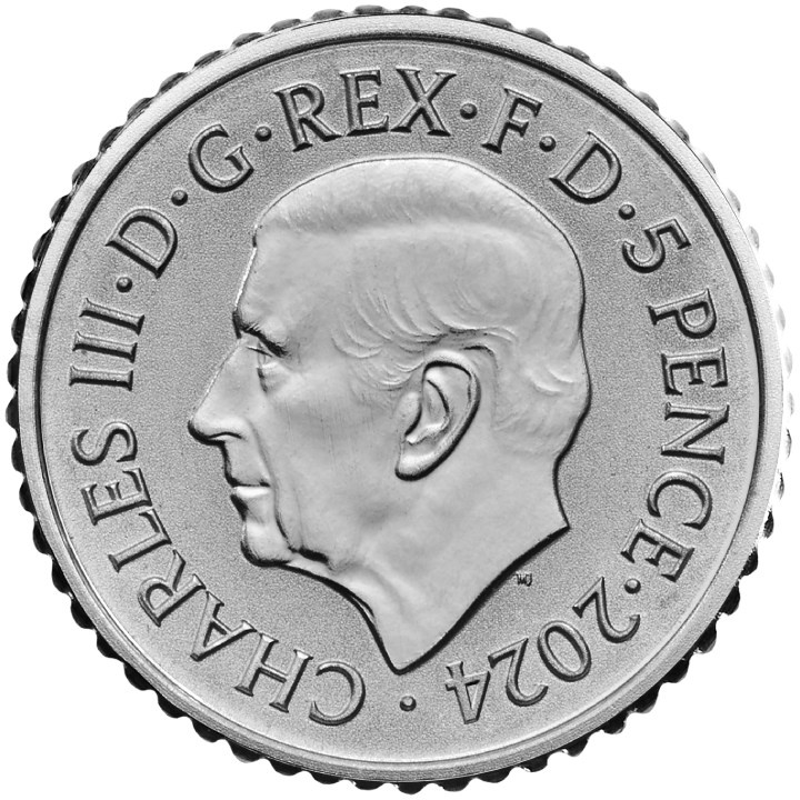 4 darabos Britannia ezüstérme szett 2024 Reverse Frosted