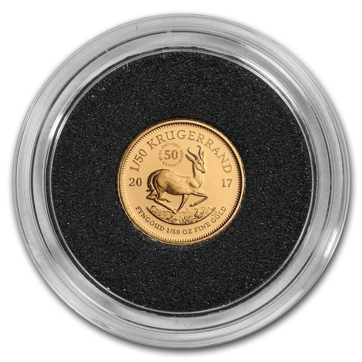Krugerrand 1/50 uncji Złota 2017 (50 rocznica)