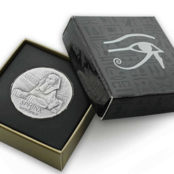 Czad: ERS Sphinx 5 uncji Srebra 2019 Antiqued Coin