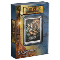 Niue: The Hobbit Poster - The Desolation of Smaug coloured 1 oz Silver 2023 Proof
