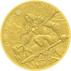 Corea del Sur: ZI:SIN Tigris 1 oz Oro 2022 Proof