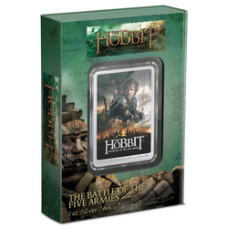 Niue: The Hobbit Poster - The Battle of the Five Armies coloured 1 oz Silver 2023 Proof