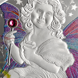 Ghana: Wróżka Zębówka 1/2 oz Silver 2022 Proof