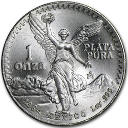 Mexican Libertad 1 uncja Srebra 1984