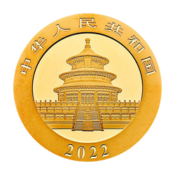 Chinese Panda 1 gram Gold 2022