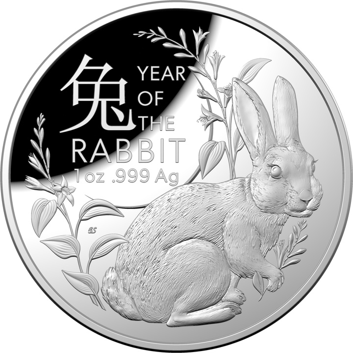 Lunar: Rok Królika 1 uncja Srebra 2023 Proof