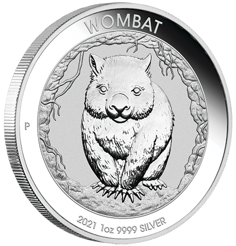 Australijski Wombat 1 uncja Srebra 2021