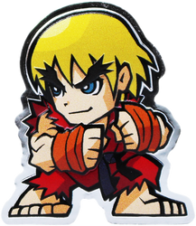 Street Fighter: Mini Fighter Ken coloreado 1 oz Plata 2021 Proof