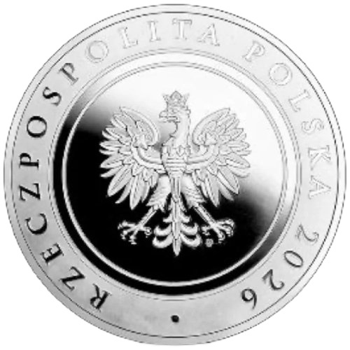 Stříbrná mince Nezávislá centrální banka - Zlaté rezervy NBP 100 zlotých stříbro 2026 Proof etue/složka (mince ve válcovém tvaru)