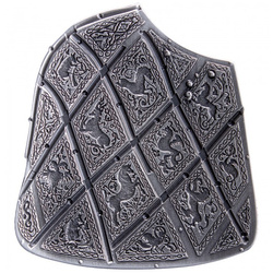 Trellised Targe Shield 2 oz Silver 2023 Stackable High Relief Antiqued