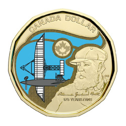 Canada: 175th Anniversary of the Birth of Alexander Graham Bell coloured 2022 Coin