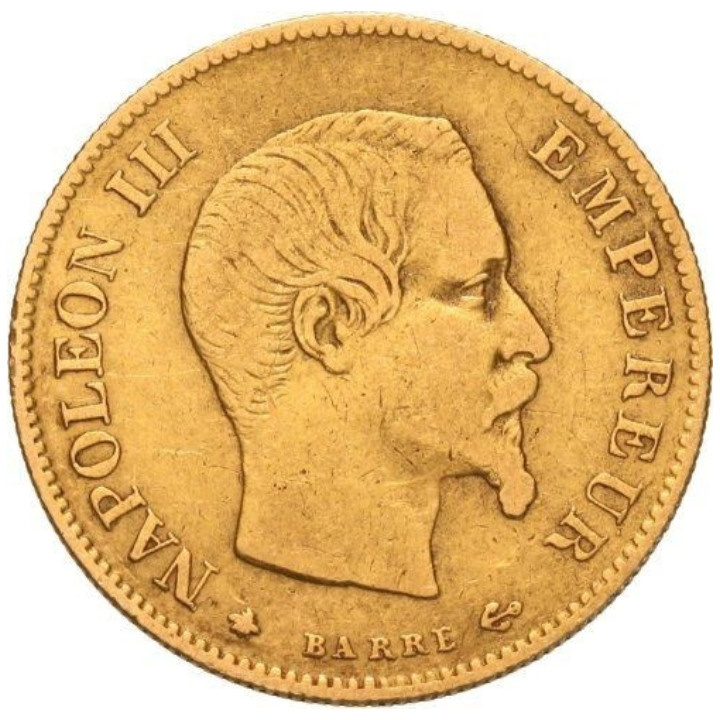 France, 10 francs Napoléon III (sans couronne) différentes années