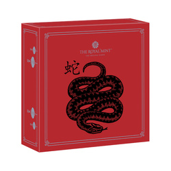 Royal Mint Lunar: A kígyó éve 5 uncia ezüst 2025 Proof