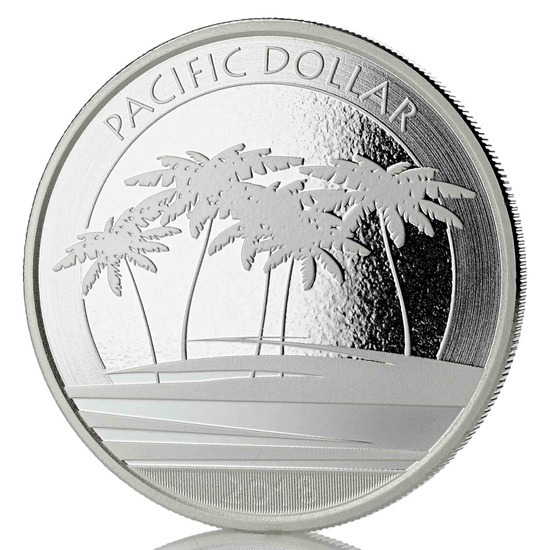 Fiyi: Dólar del Pacífico 1 oz Plata 2018