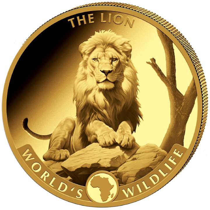 Congo: World‘s Wildlife - The Lion 2025 Proof Set