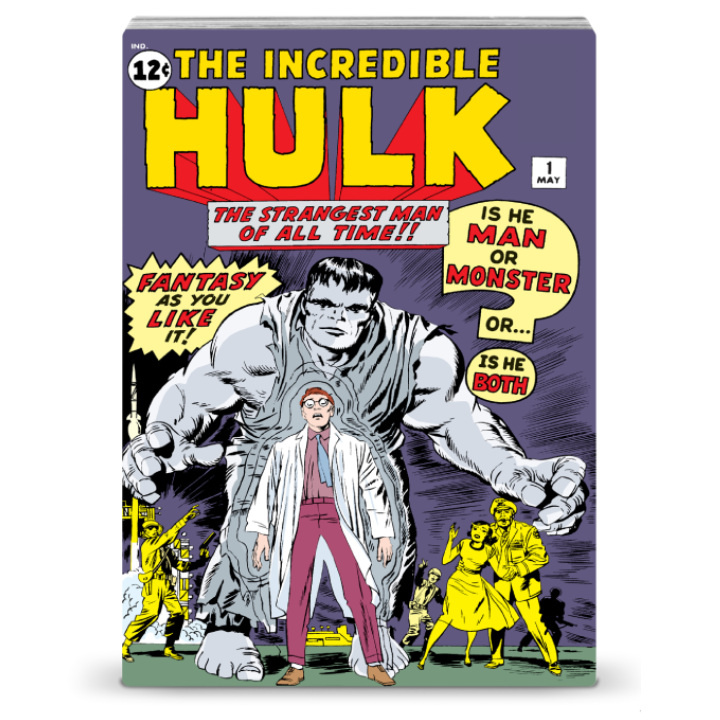 Niue : Marvel Comix - L'incroyable Hulk colorée 1 once d'argent 2023 Proof