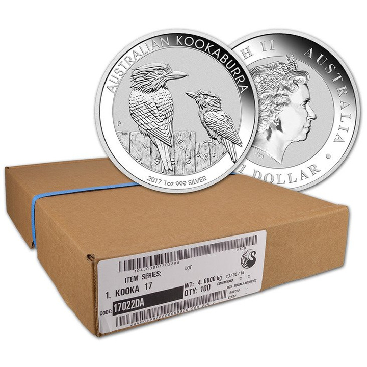 Kookaburra 1 uncja Srebra 2017