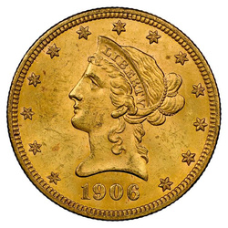 Liberty Head $10 Gold 1906