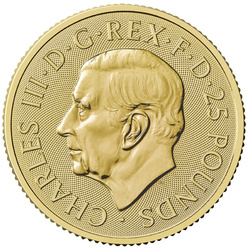 Las bestias reales de los Tudor: La Pantera de la Reina 1/4 oz Oro 2025